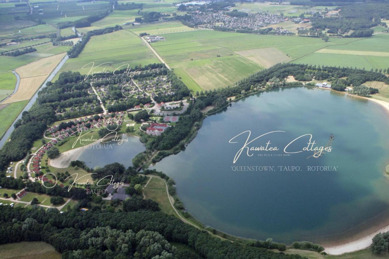 Lakeview 'Rotorua' 4-6 Pers By Kawatea Cottages Ewijk Εξωτερικό φωτογραφία
